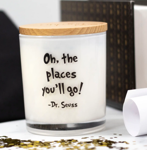 Oh, The Places You Will Go Candle