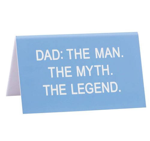 The Legend Desk Sign