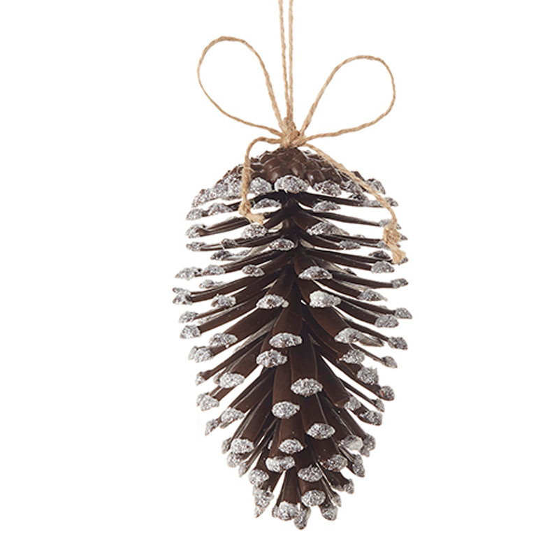Glittered Pinecone Ornament