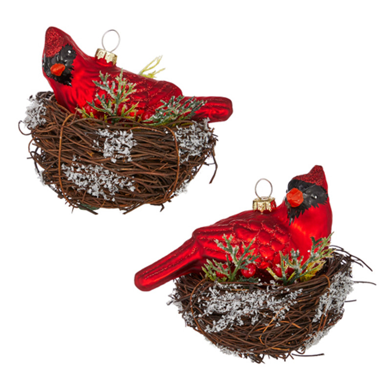Cardinal Nest Ornament