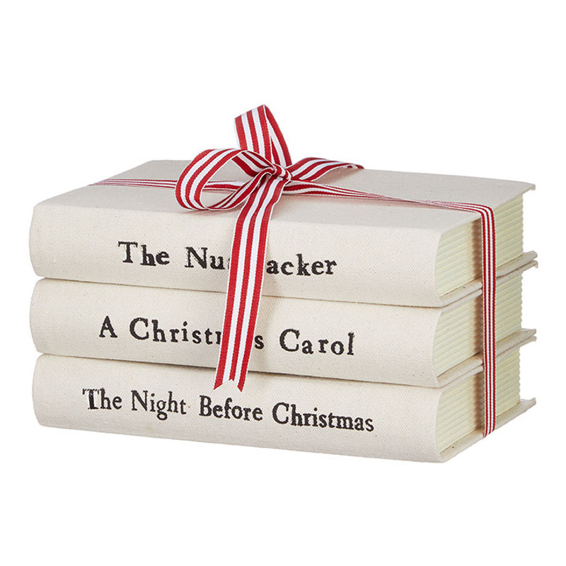 Stacked Christmas Books