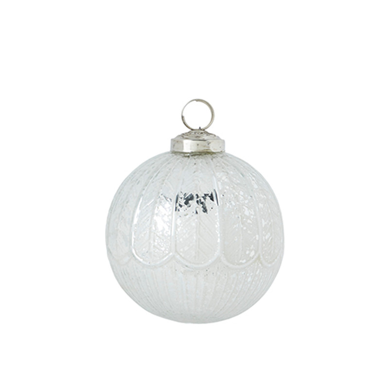 Silver Mercury Ball Ornament