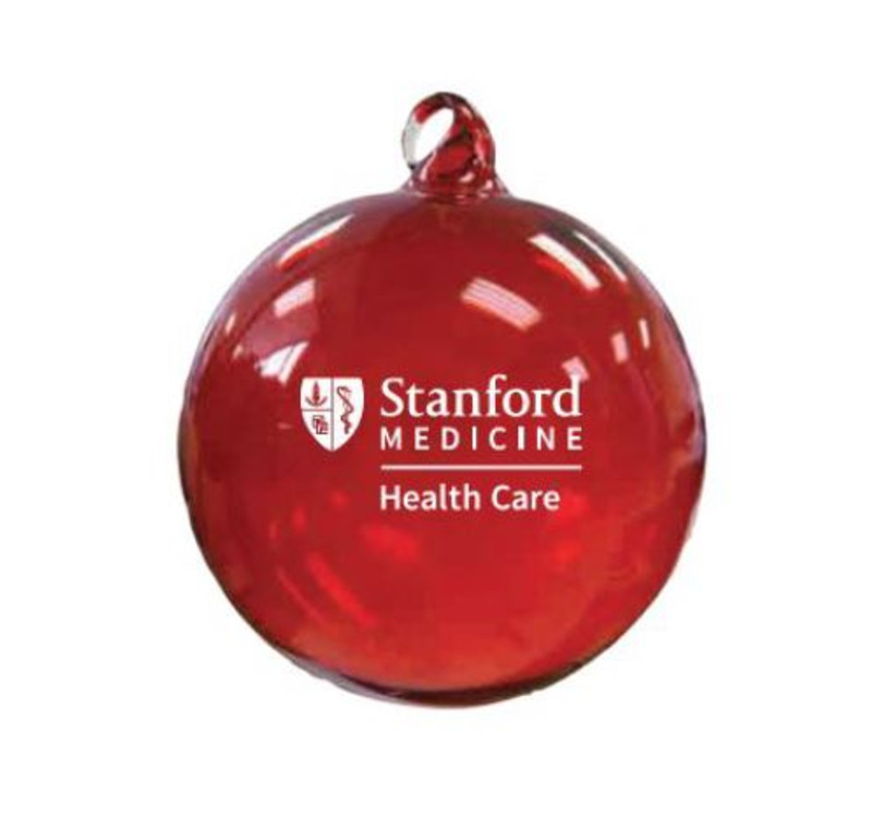 Hand Blown Glass Ornament-SMHC