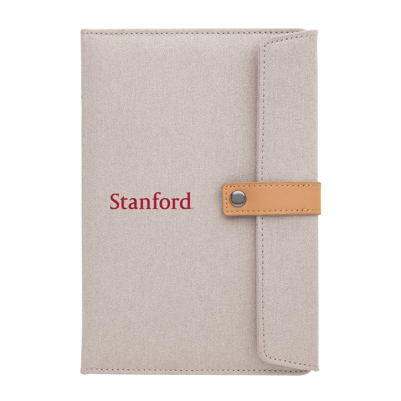Catalog-Two Tone Journal with Leather Closure-SU