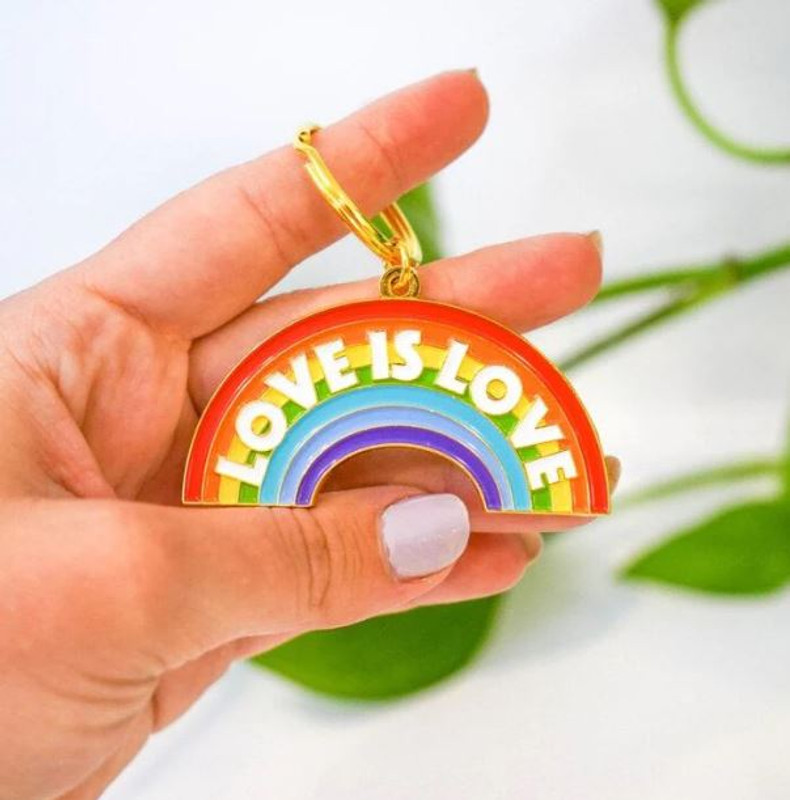 Love is Love Rainbow Keychain