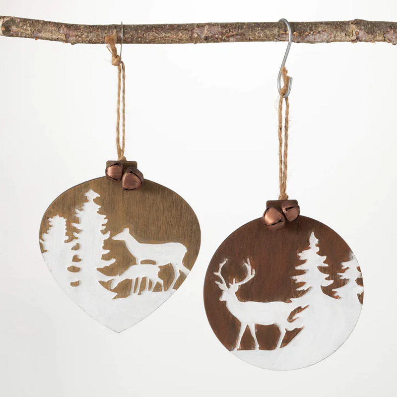 Deer Ornament Wood