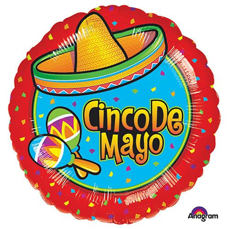 Printed Standard Balloon-Cinco De Mayo