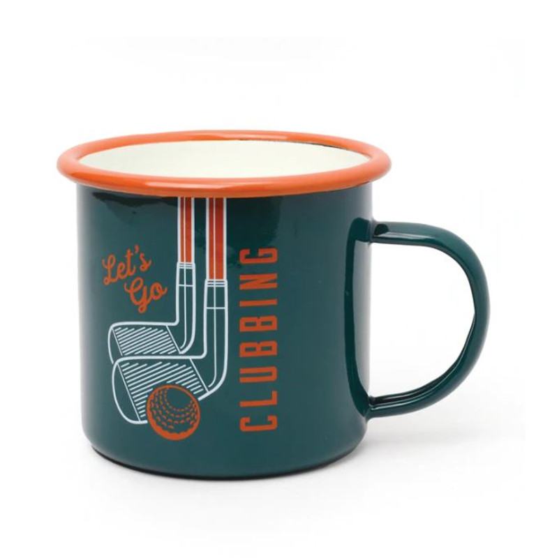 Golf Enamel Mug