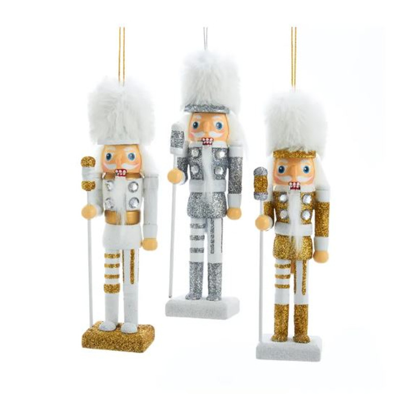 Tri-Color Nutcracker Ornament