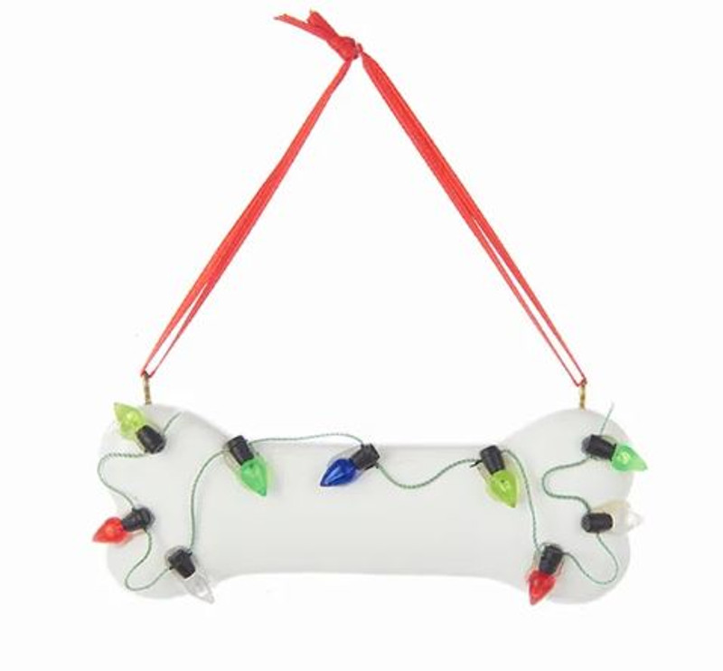 Dog Bone with Lights Ornament