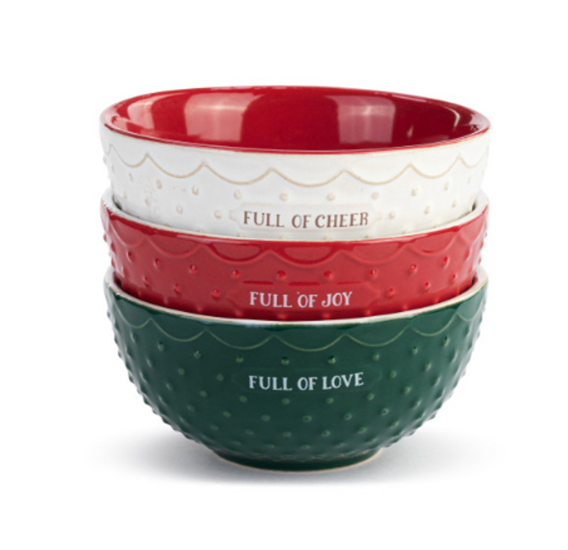 Christmas Baking Bowls Set