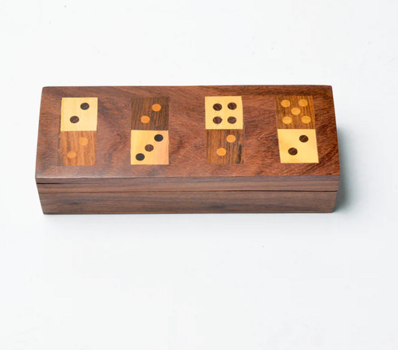 Wooden Domino Family Fun