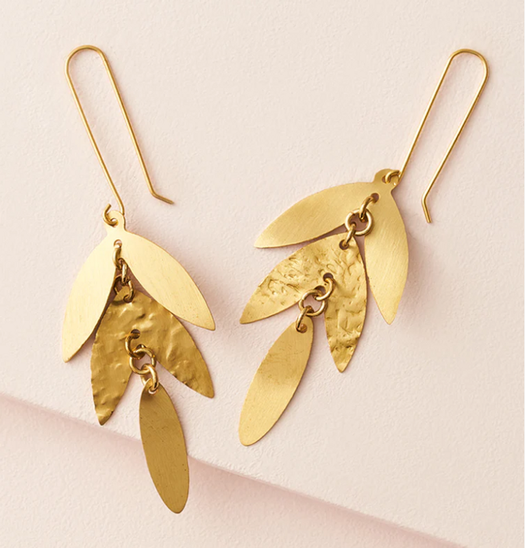 Chameli Leaf Earrings