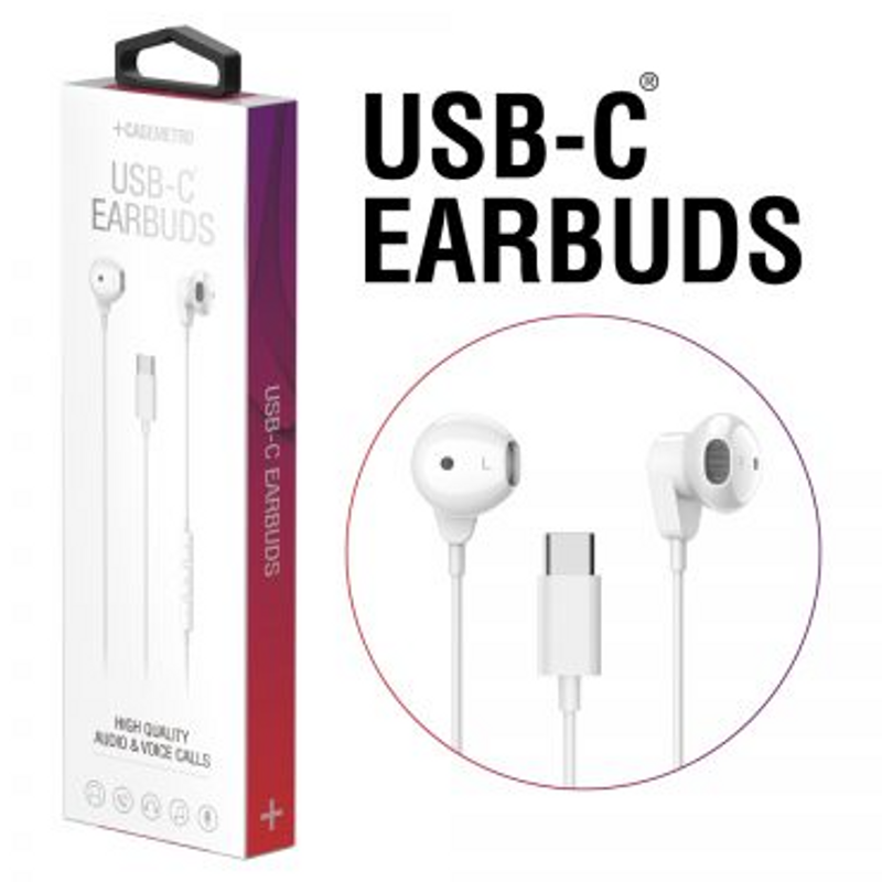 USB-C Earbuds With Remote & Mic