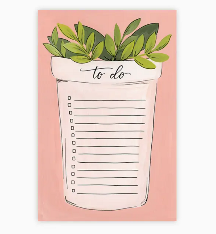 Plant To Do Notepad