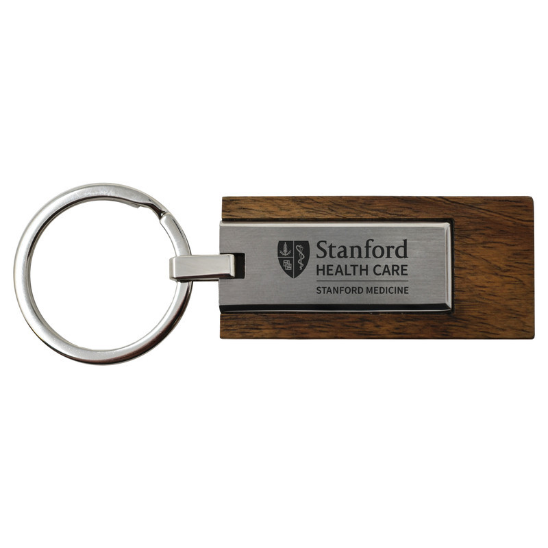 Luxe Wood & Metal Keychain-SHC