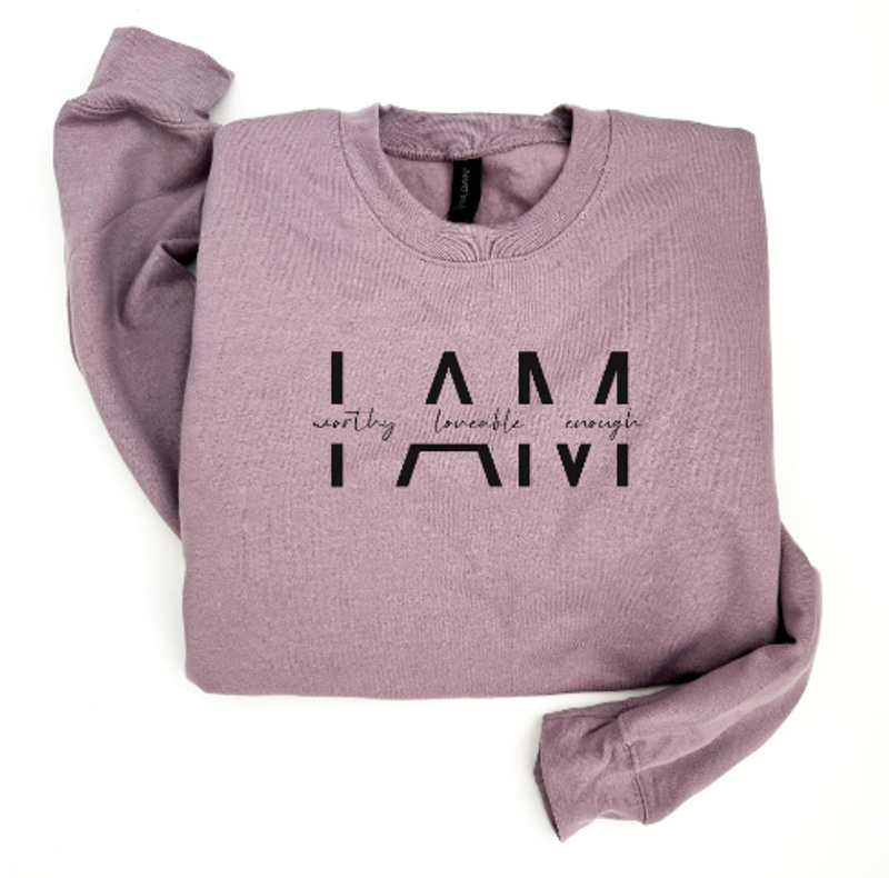 I Am Worthy Fleece Sweatshirt