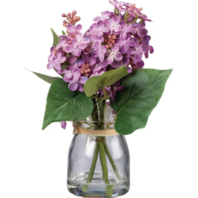 Lilac Glass Jar