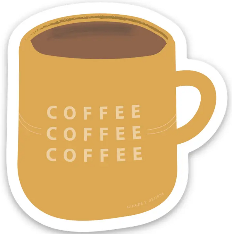 Mini Coffee Mug  Sticker