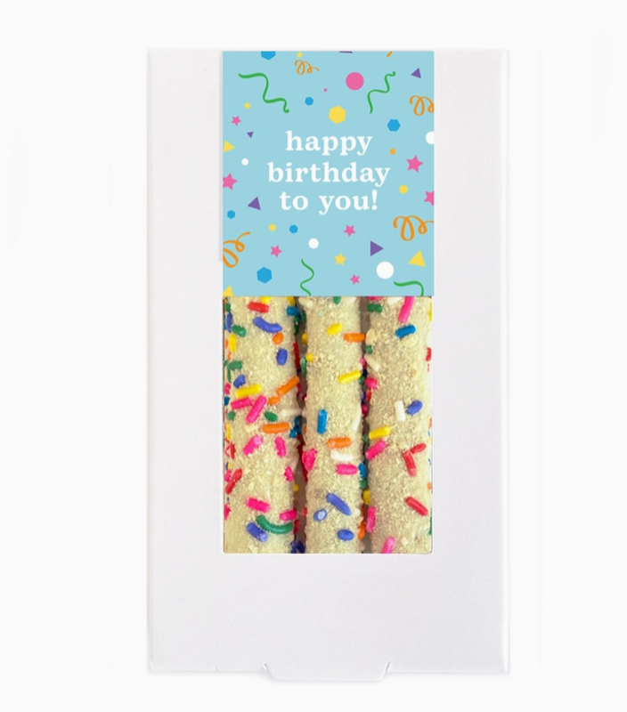 Birthday Cake Pretzels  Box