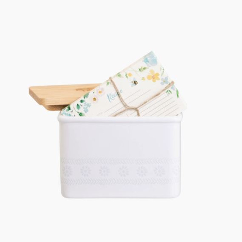 Ceramic Recipe Box