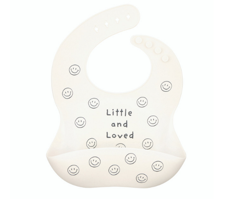 Front Pocket Silicone Bib