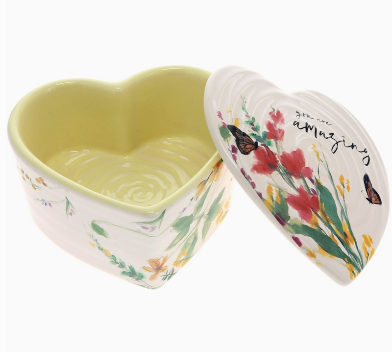 Heart Shaped Keepsake Box