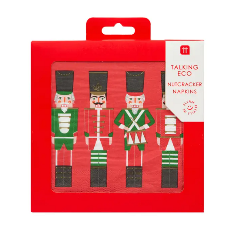 Red Nutcracker Christmas Napkins Red Nutcracker Christmas Napkins