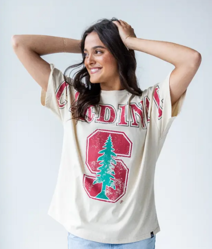 Southern Split Oversized Band Tee-SU
