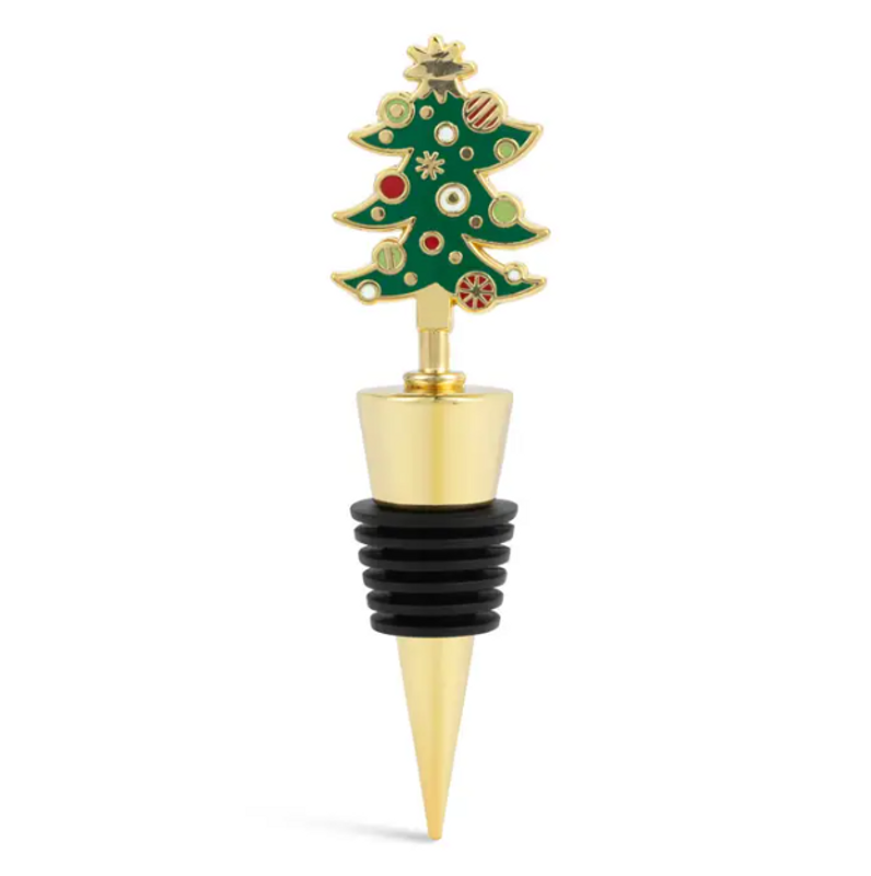 Gold Tree Enamel Bottle Stopper Gold Tree Enamel Bottle Stopper