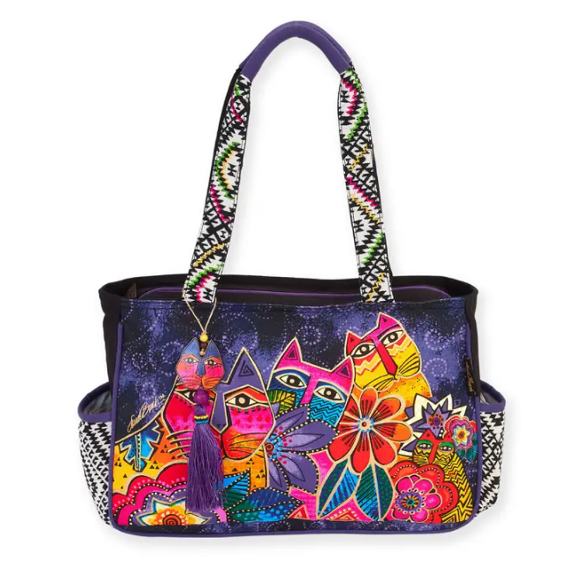 Laurel's Garden Medium Cat Tote