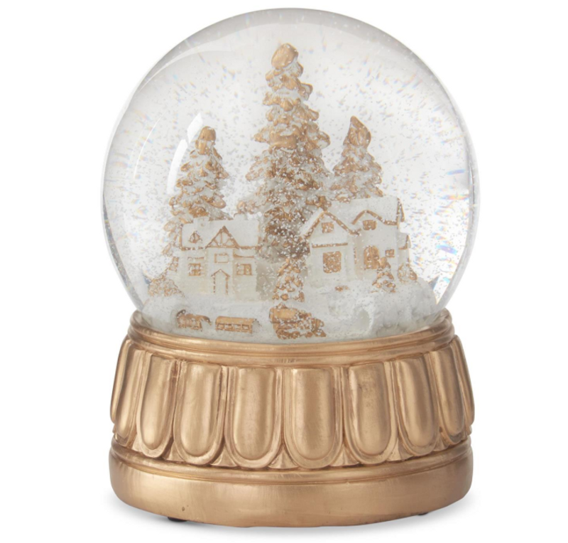 Winter Scene Musical Snow Globe