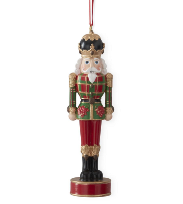 Plaid Coat Nutcracker Ornament