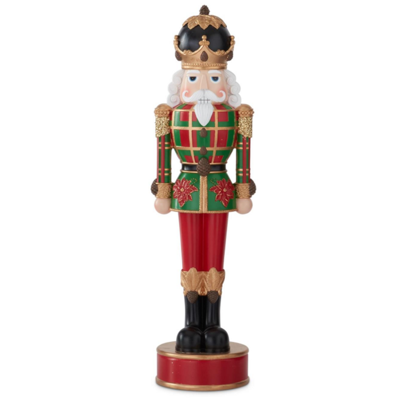 Plaid Coat Nutcracker Tabletop