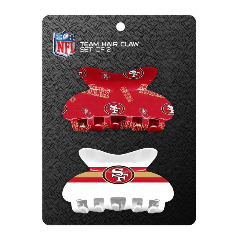 49ers Team Hair Claw Set