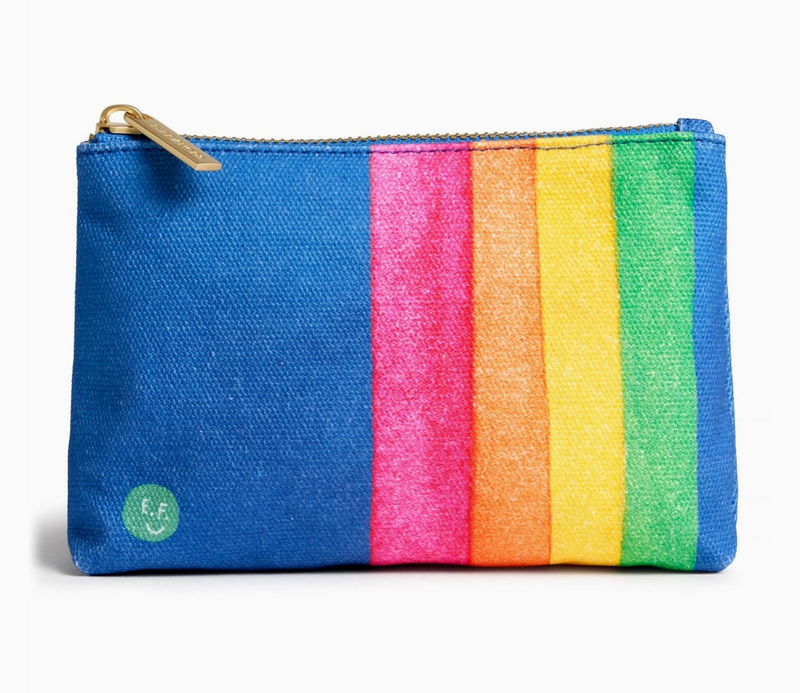 Retro Rainbow Little Pouch