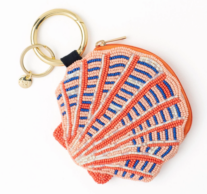 Mary Shell Beaded Coin Purse