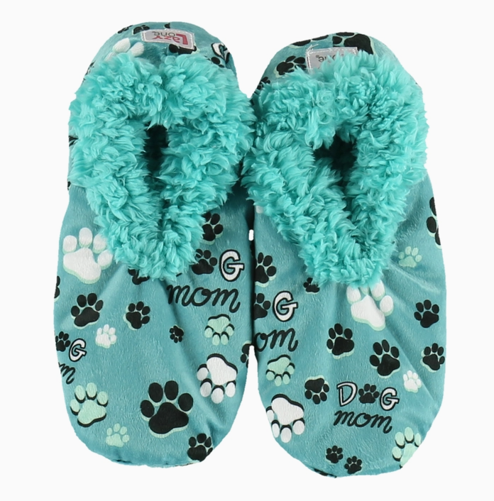 Dog Mom Fuzzy Feet