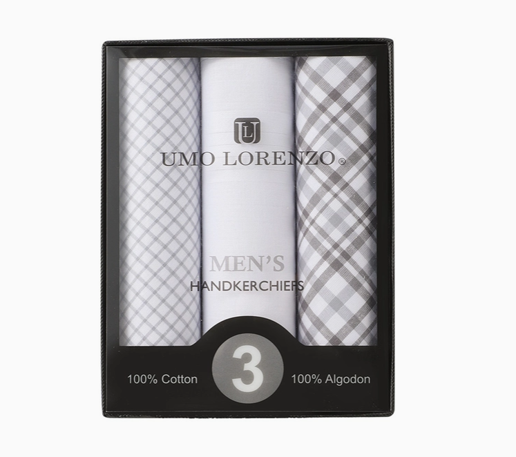 Cotton Handkerchiefs Set of 3