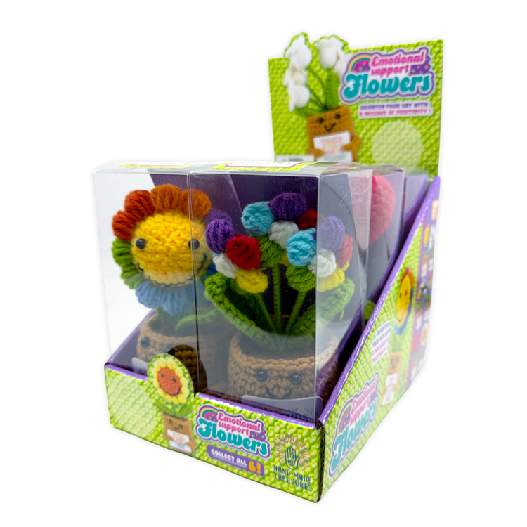 Emotional Support Crochet Plush Flowers