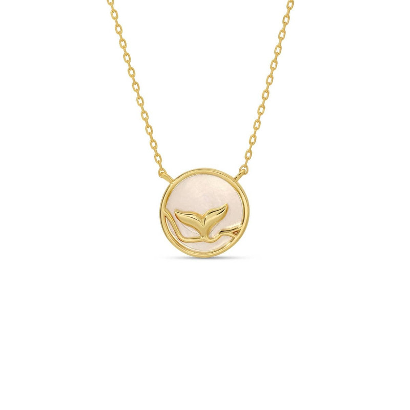 Whale's Tail Shell Necklace