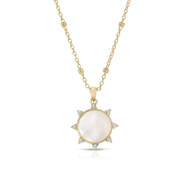 Radiant Sunburst Pendant Necklace