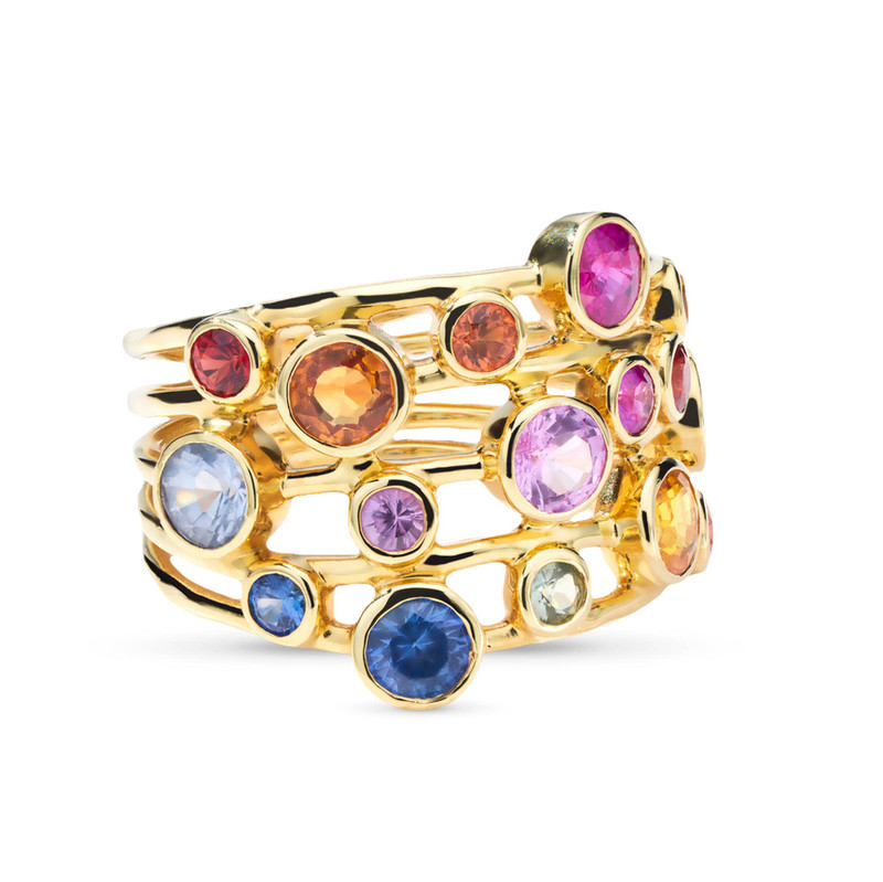 CZ Multi-Color Ring
