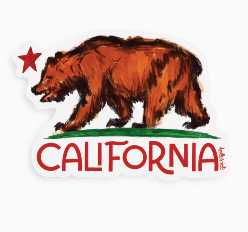 Classic California Bear Sticker