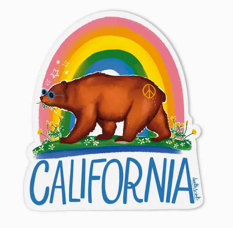 Good Vibes Bear Sticker