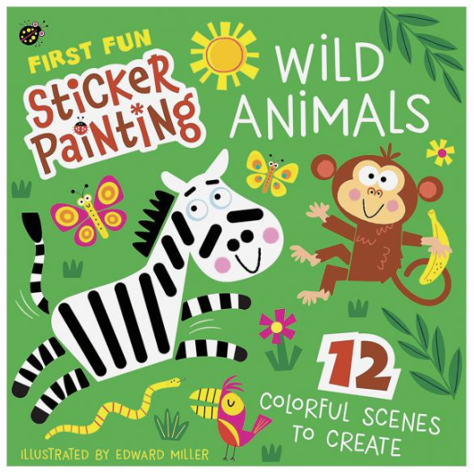 First Fun Sticker Painting Book