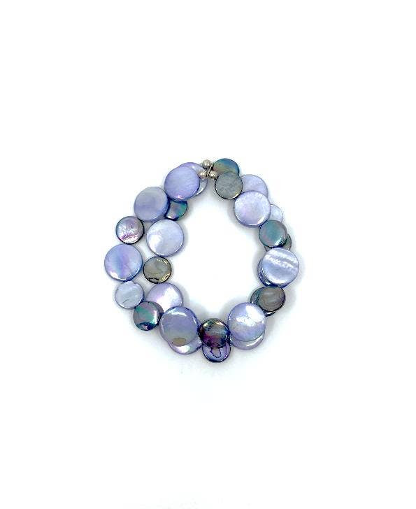 Peri & Navy MOP Bracelet