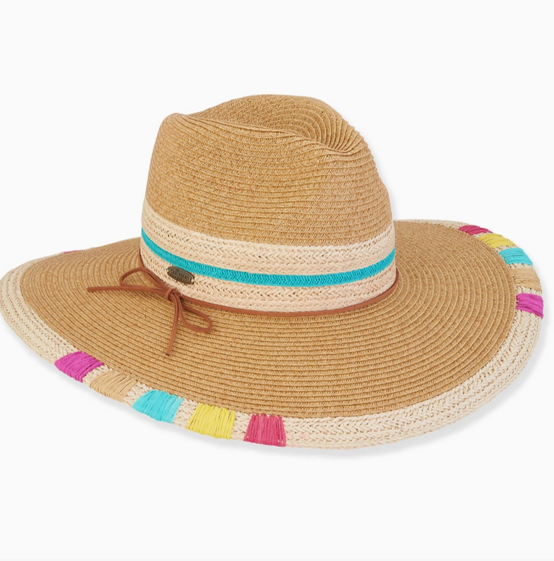 Colorful Paperbraid Safari Hat