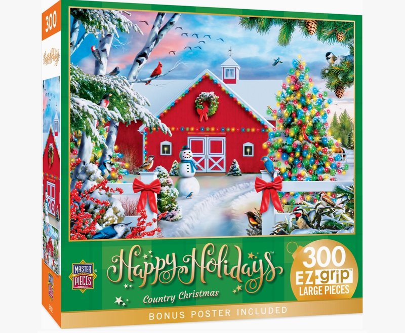 Country Christmas 300 Piece Puzzle