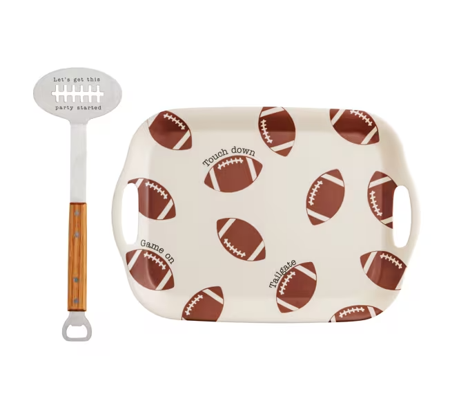 Football Tray with Spatula